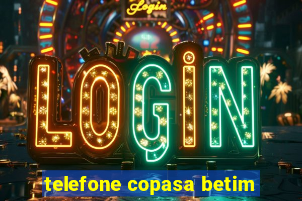 telefone copasa betim